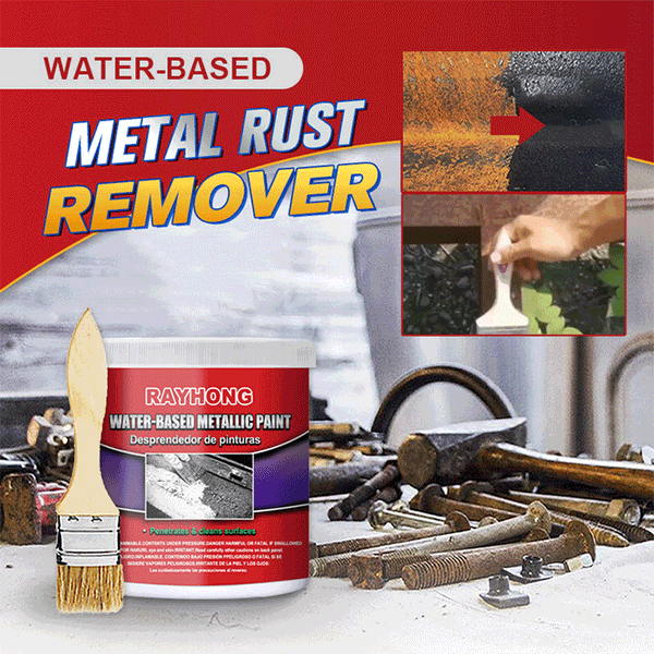 Water Based Metal Rust Remover (400ml) With FREE Brush