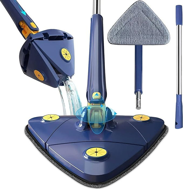 360° Rotatable Self Squeezing Triangle Cleaning Mop