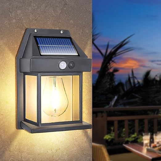 Solar Wall Lamp with 3 Modes & Motion Sensor