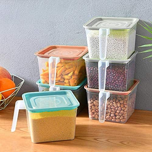 Unbreakable Kitchen Storage Container - 1000ml (Pack of 6)