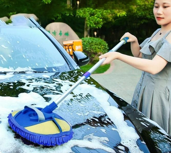 Microfiber Car Wash Brush Mop With Long Handle