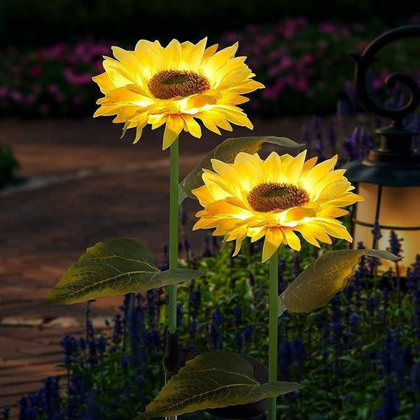 Sunflower Solar Powered Light (Pack of 2)